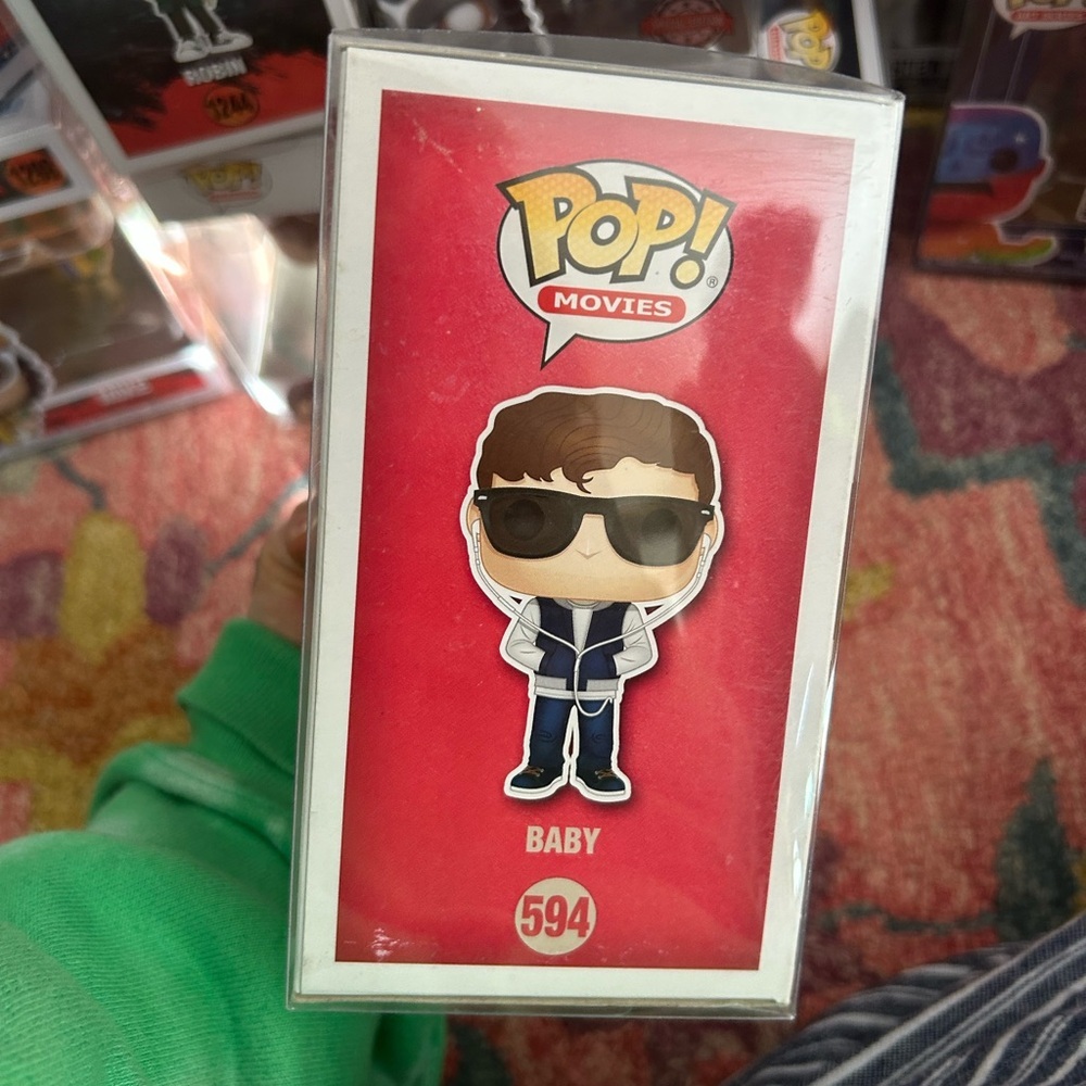Funko Pop Baby Driver #594 Baby Limited Edition Chase Used Protector Included - Picture 4 of 7